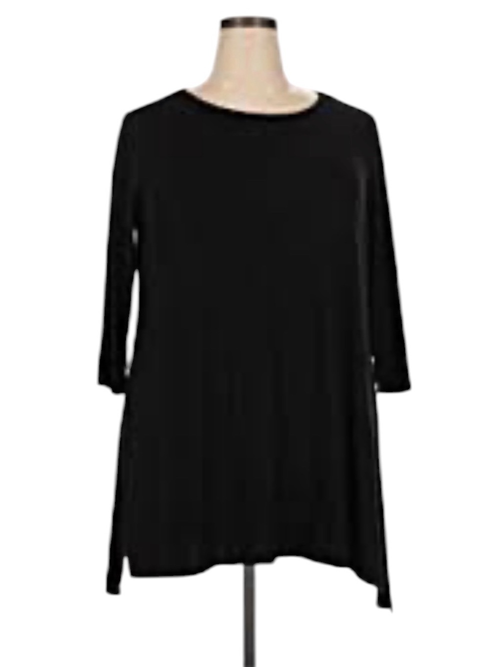 Philosophy Women 1x & 2X republic clothing black tunic top NEW